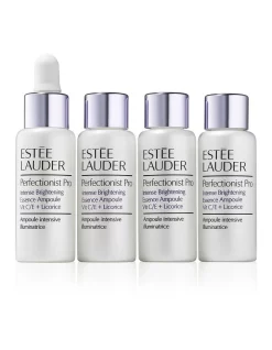 Top 10 ⭐ Estée Lauder Perfectionist Pro Intense Brightening With Vitamin C/E + Licorice 4 X 10ml Essence Ampoule 🔔